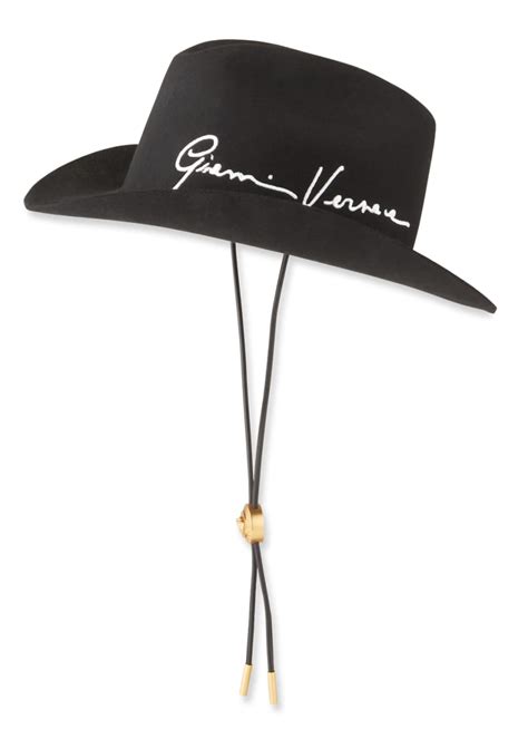 mens versace hat|versace cowboy hat.